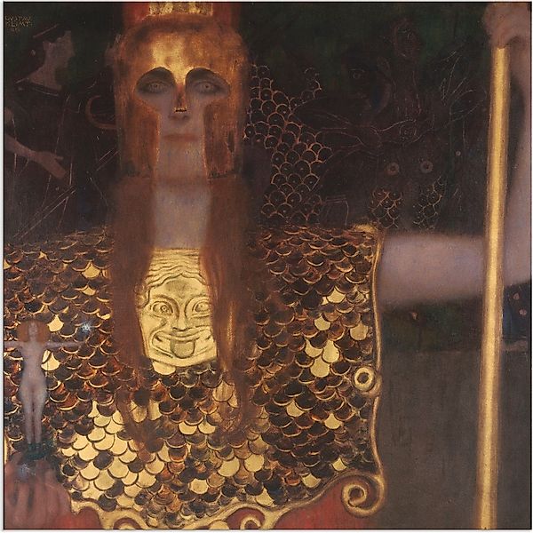 Artland Alu-Dibond-Druck "Pallas Athene. 1898", klassische Fantasie, (1 St. günstig online kaufen