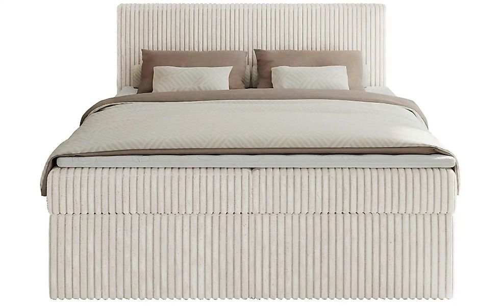 Boxbett mit Bettkasten Tiliano ¦ beige ¦ Maße (cm): B: 204 H: 119 Betten > günstig online kaufen