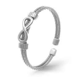 UNIQAL.de Armreif Unendlichkeit Edelstahl Armband "INFINITY" günstig online kaufen