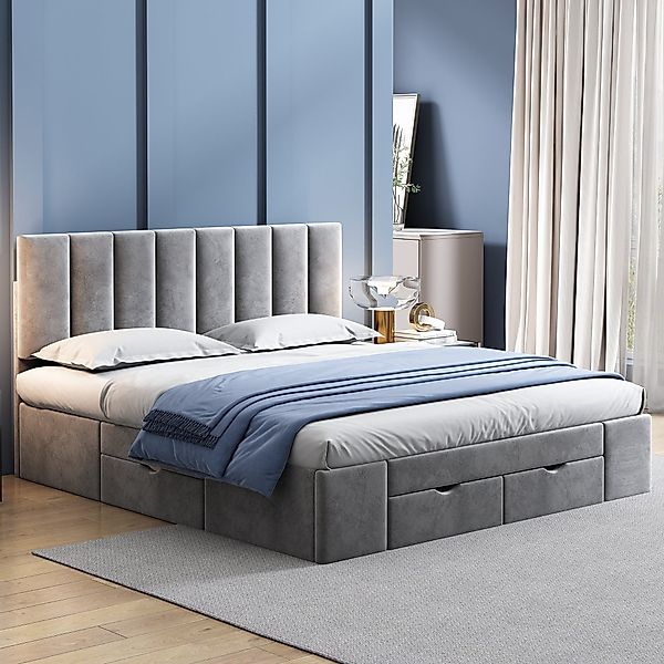 HAUSS SPOLE Polsterbett 160x200cm mit Lattenrost, günstig online kaufen
