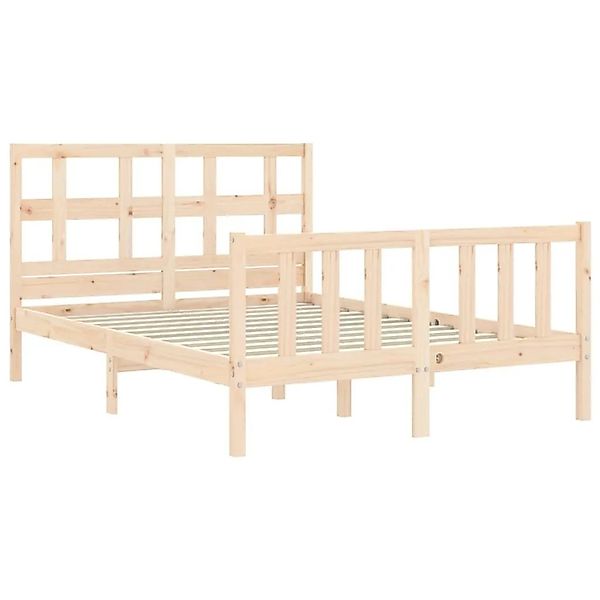 vidaXL Massivholzbett ohne Matratze 120x200 cm Kiefernholz 3193006 günstig online kaufen