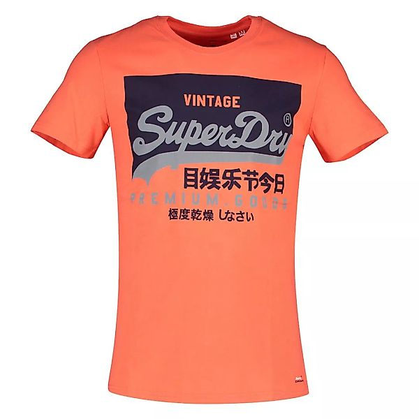 Superdry Vintage Logo O Kurzarm T-shirt XS Coral günstig online kaufen