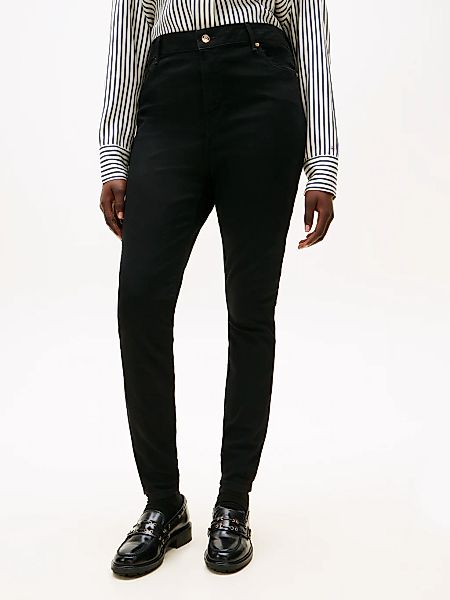 Tommy Hilfiger Curve Skinny-fit-Jeans "CRV DNM BLACK HARLEM U SKINNY HW" in günstig online kaufen