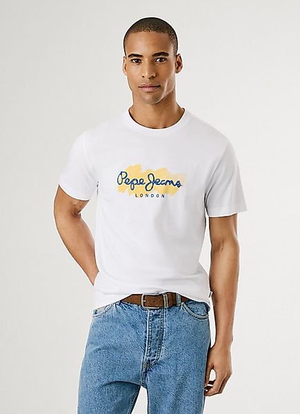 Pepe Jeans T-Shirt MILTON TEE mit Logoprint vorn günstig online kaufen