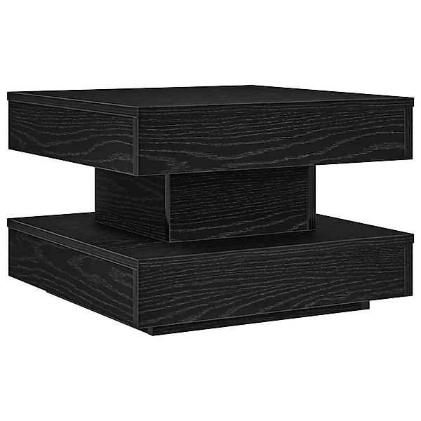 vidaXL Couchtisch Couchtisch 360-Grad Drehbar Schwarz günstig online kaufen