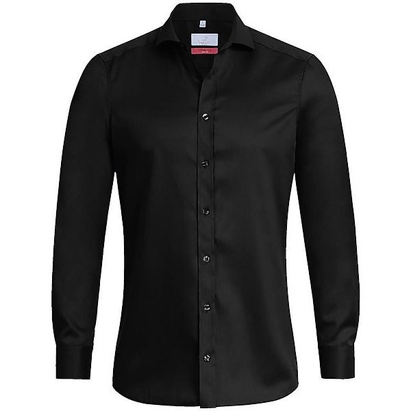 GREIFF Langarmhemd Greiff Corporate Hemd PREMIUM Herren OEKO TEX® Schwarz günstig online kaufen