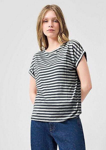 QS Kurzarmshirt T-Shirt T-Shirt aus Lyocellmix günstig online kaufen