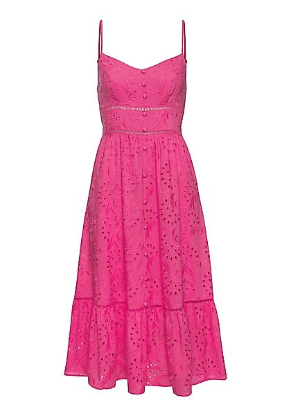 Buffalo Midikleid, mit hochwertiger Lochstickerei, luftiges Sommerkleid aus günstig online kaufen