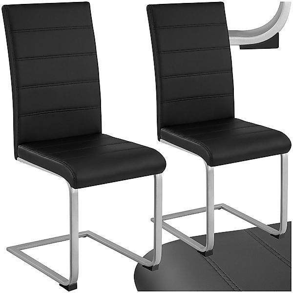 tectake Esszimmerstuhl Set Schwingstuhl (Set, 2 günstig online kaufen