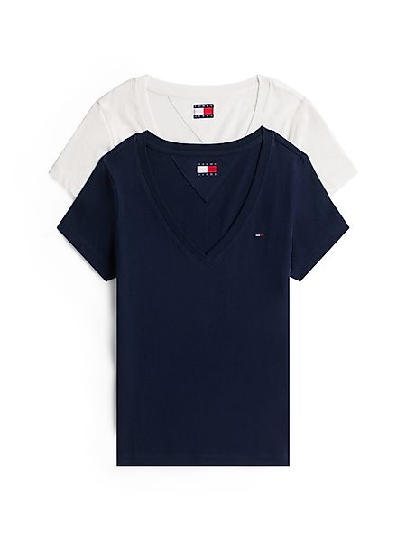 Tommy Jeans T-Shirt TJW 2PACK V-NECK günstig online kaufen