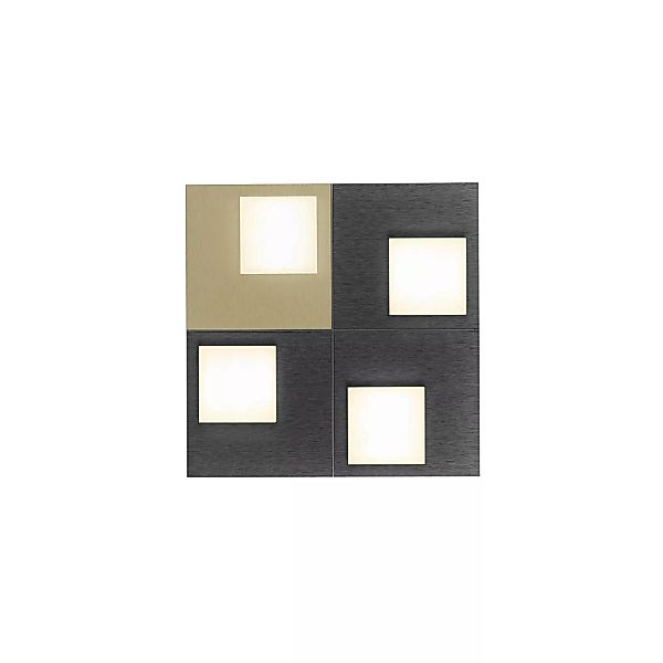 BANKAMP Cube Deckenleuchte 32W 28x28cm, anthrazit günstig online kaufen
