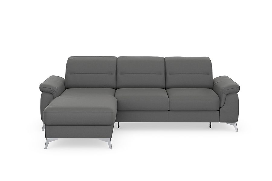 sit&more Ecksofa »Sinatra L-Form« mit Recamiere, optinal mit Kopfteilverste günstig online kaufen