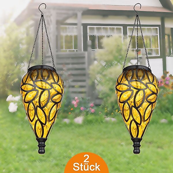 bmf-versand LED Solarleuchte Solarleuchte Garten 2er günstig online kaufen