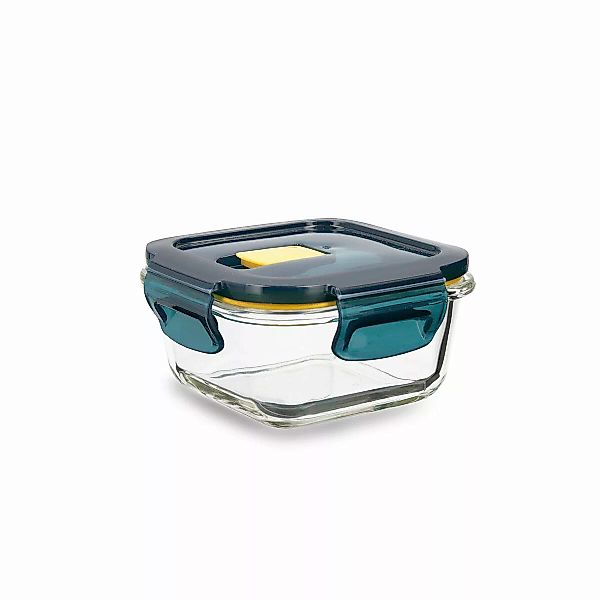 Lunchbox Hermetisch Quid Astral 320 Ml 11,6 X 11,6 X 6,3 Cm Blau Glas günstig online kaufen