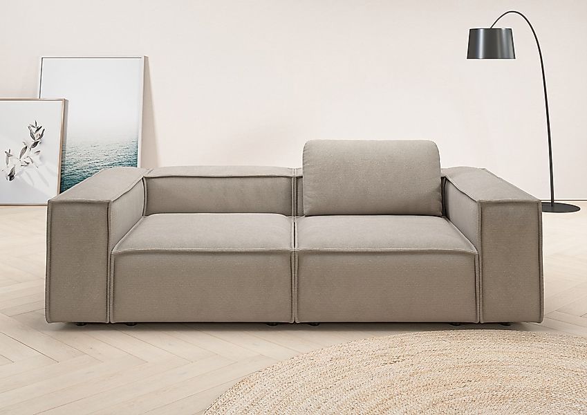 Home affaire 2-Sitzer "Watertown, modernes Sofa 246 cm breit, auch in Feinc günstig online kaufen