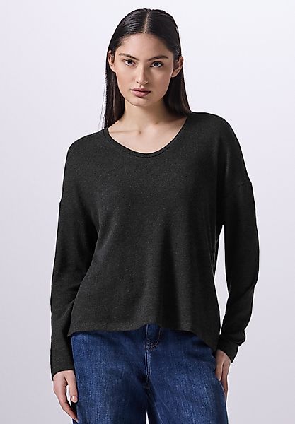 STREET ONE STUDIO Langarmshirt aus softem günstig online kaufen
