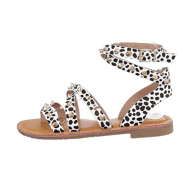 Ital-Design Damen Zehentrenner Freizeit Zehentrenner Blockabsatz Riemchensa günstig online kaufen