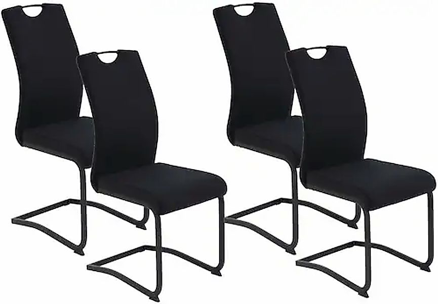 HELA Freischwinger »RIGA II« (Set) 4 Stk.Freischwinger,Vierkantrohrgestell, günstig online kaufen