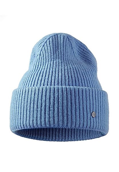 PEARLWOOD Strickmütze IVA Feinripp, breiter Umschlag, Temperaturregulierend günstig online kaufen