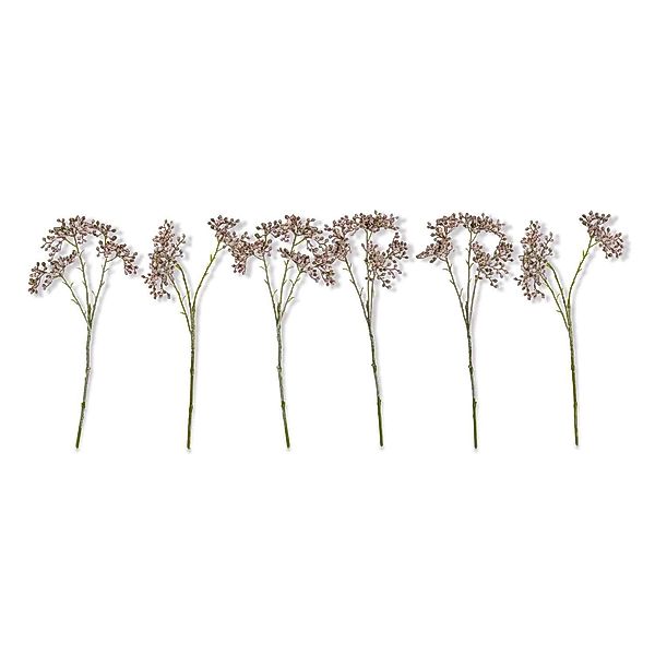 Kunstblume Dekoblume 6er Set Verrettes rosa/grün, günstig online kaufen