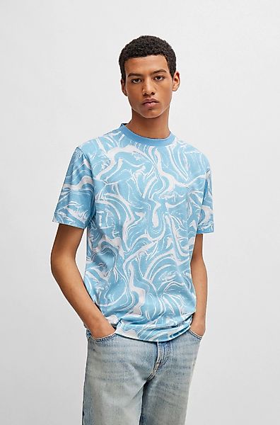BOSS ORANGE T-Shirt Te_Ocean mit Rundhalsausschnitt günstig online kaufen