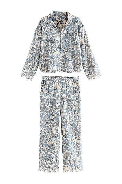 LAURA ASHLEY Pyjama Laura Ashley Oastbrook doppellagiger Schlafanzug (2 tlg günstig online kaufen