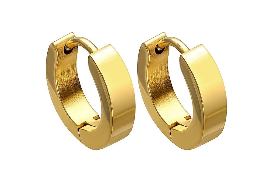 FILANGO Creolen-Set Chirurgenstahl Creolen hochglanzpoliert (Creolen, günstig online kaufen