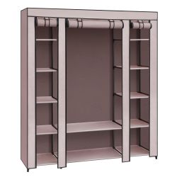 SONGMICS Kleiderschrank Stoffschrank mit Überzug aus günstig online kaufen