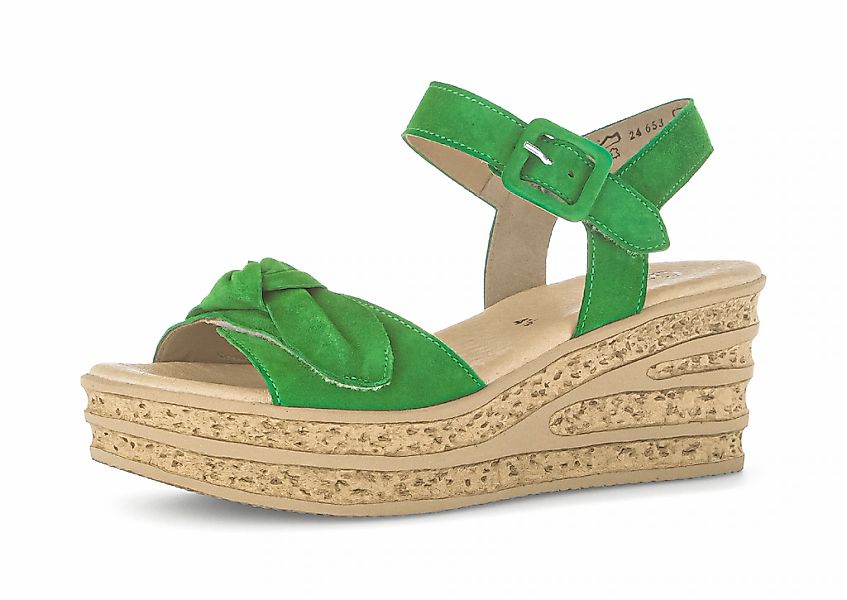 Gabor Keilsandalette, Plateau, Sommerschuh, Riemchensandale mit Klettversch günstig online kaufen