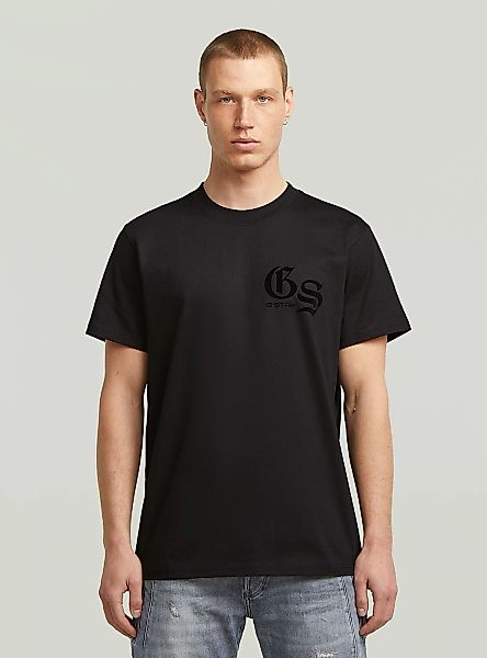 G-STAR T-Shirt "Flock Back Loose T-Shirt" günstig online kaufen