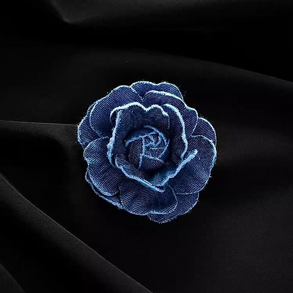 BUMHUM Brosche Vintage Jeansstoff Broche, dreidimensionales günstig online kaufen