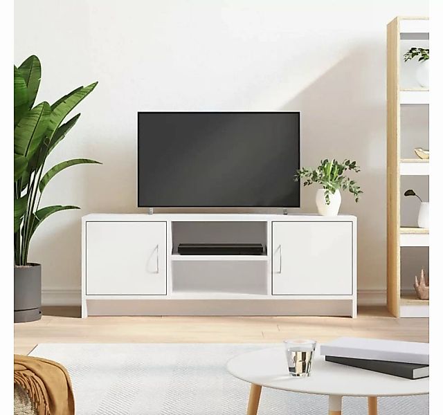 furnicato TV-Schrank Weiß 102x30x37,5 cm Holzwerkstoff günstig online kaufen