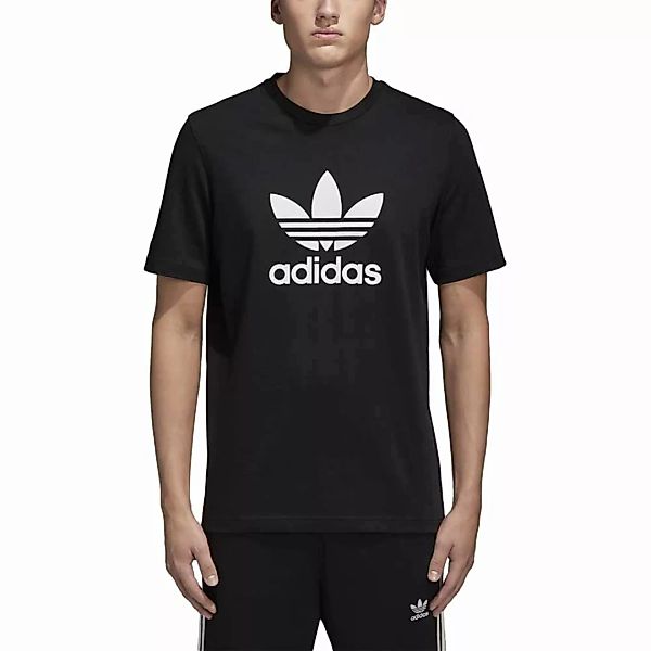 Adidas Originals Trefoil Kurzarm T-shirt XS Black / Black günstig online kaufen