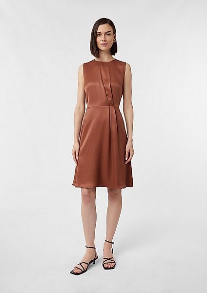 comma Minikleid Kleid Ärmelloses Kleid aus Viskose günstig online kaufen