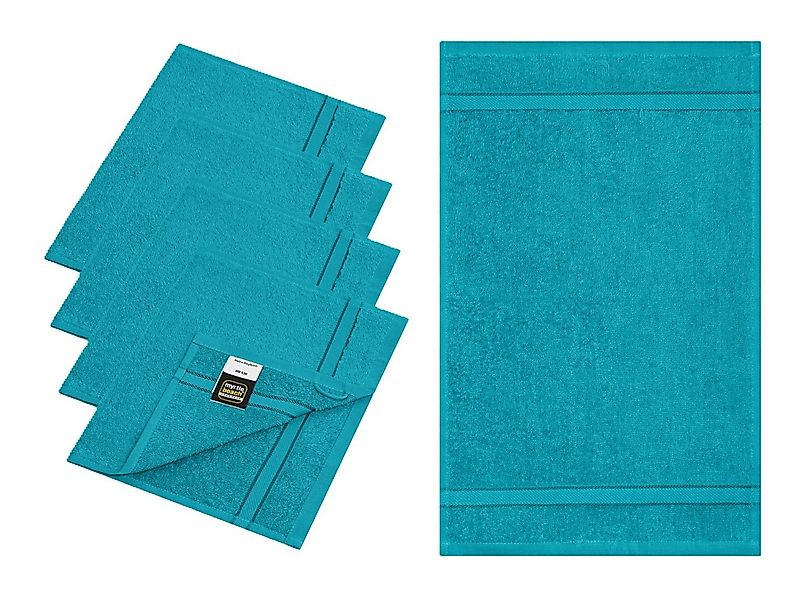 Myrtle Beach Gästehandtücher 5er-Pack Praktisches Gästehandtuch für Gastron günstig online kaufen