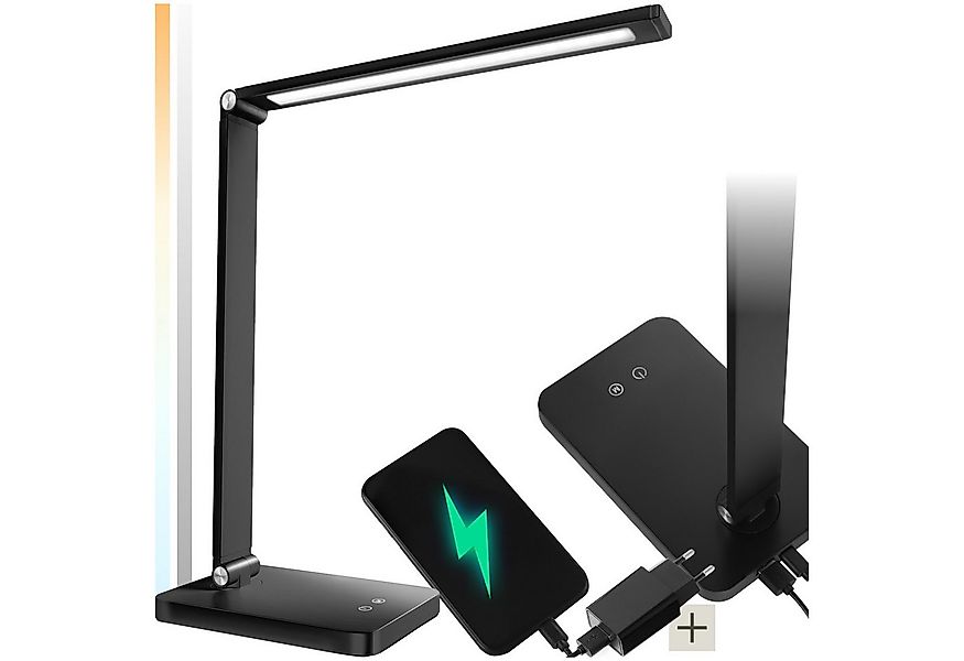 tectake Schreibtischlampe Tischleuchte Novaly, LED, dimmbar, 5W inklusive U günstig online kaufen
