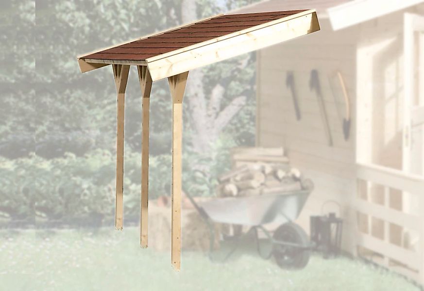 weka Schleppdach für klassisches Stecksystem ab Haustiefe 300 cm günstig online kaufen