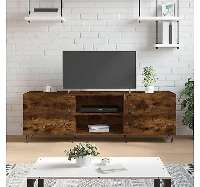 vidaXL TV-Schrank TV-Schrank Räuchereiche 150x30x50 cm Spanplatte günstig online kaufen