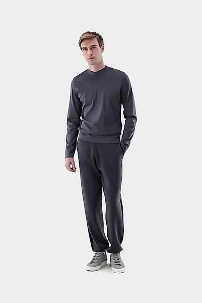 Stehkragenshirt aus Swiss Cotton günstig online kaufen