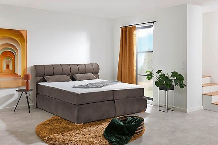 Places of Style Boxspringbett »Felicia«, in H4, inkl. Topper und Bettkasten günstig online kaufen