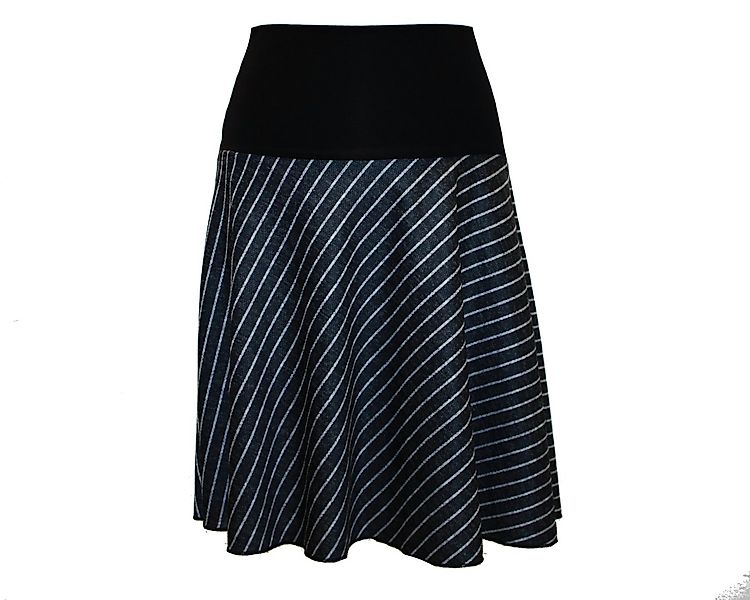 dunkle design Strickrock 57cm Feinstrick Farben zur Auswahl elastischer Bun günstig online kaufen