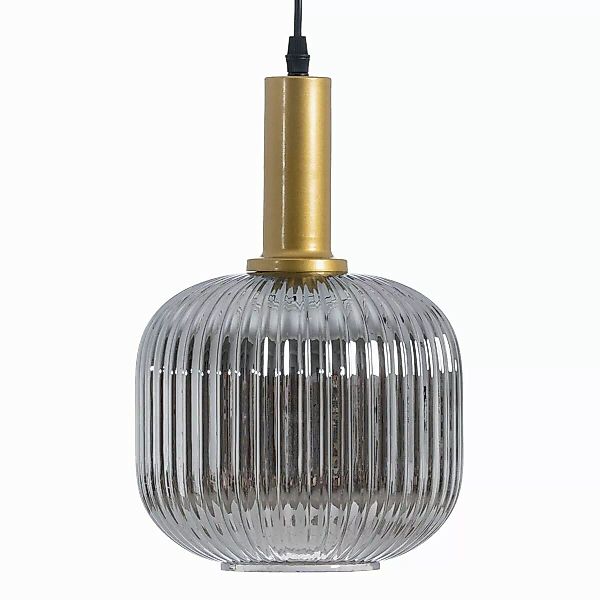 Deckenlampe Kristall Grau Gold Metall 20 X 20 X 30 Cm günstig online kaufen