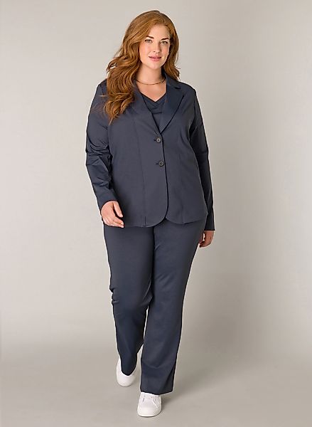 Base Level Curvy Jackenblazer "Leah", mit Reverskragen und Stretch günstig online kaufen