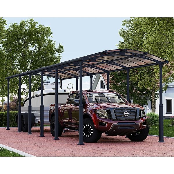 Canopia Carport Arcadia Alpine 12700 Anthrazit 360 cm x 1300 cm günstig online kaufen