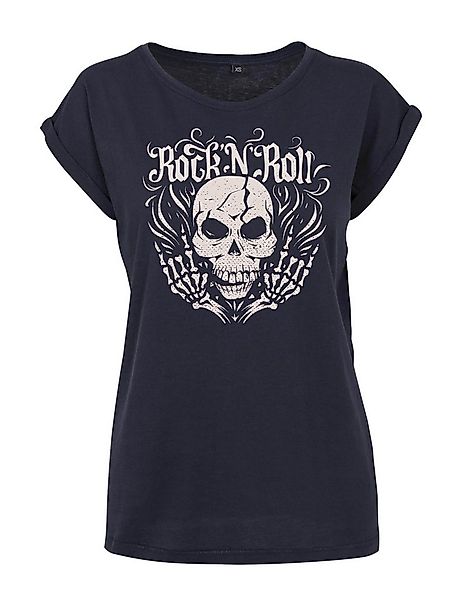 Youth Designz Print-Shirt "Skull Rock N Roll" Damen T-Shirt Statement oder günstig online kaufen
