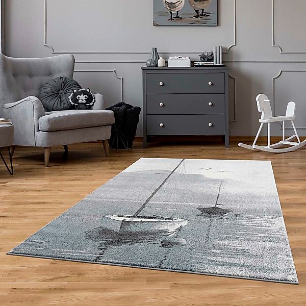 Carpet City Teppich "Savanna 9368" rechteckig 11 mm Höhe Flachflor, mit Seg günstig online kaufen