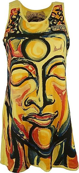 Guru-Shop T-Shirt Mirror Tank Top, Longshirt, Minikleid - Buddha.. Festival günstig online kaufen