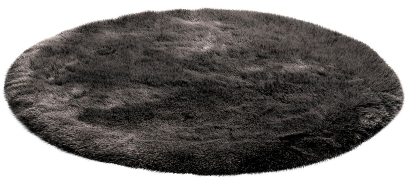 Obsession Fellteppich "My Samba 495" rund 40 mm Höhe Kunstfell, handgetufte günstig online kaufen