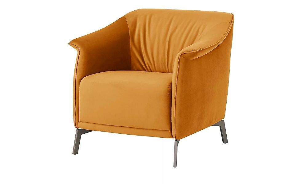 Sessel - gelb - 80 cm - 77 cm - 83 cm - Polstermöbel > Sessel > Polstersess günstig online kaufen