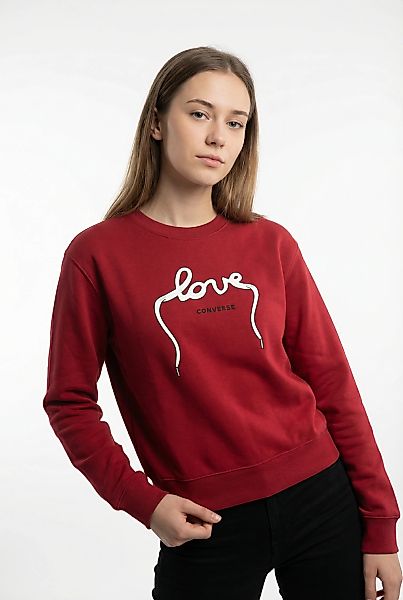 Converse Sweatshirt "LOVE LACES CREW", für Erwachsene, sportlicher Stil, fü günstig online kaufen